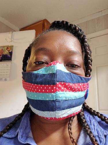 Customer photo review of Mask Insert - Straight - 10 Count