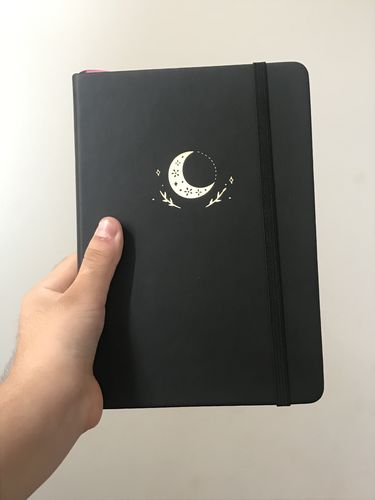 Customer photo review of Tsuki 'Moonflower' Limited Edition Luxury Bullet Journal ☾
