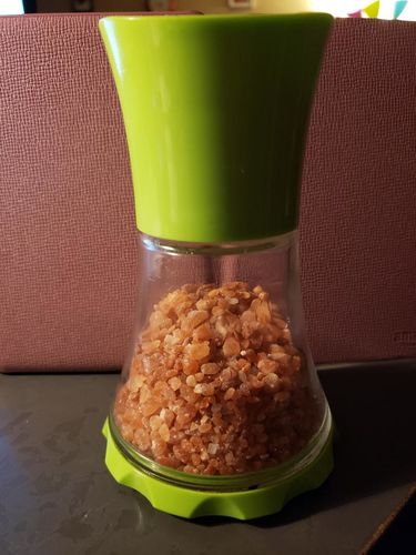Customer photo review of Raw Himalayan Gourmet Pink Crystal Salt - Coarse Grain (2 LB)