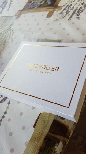 Customer photo review of Jade Face Roller - Smoother Skin Today