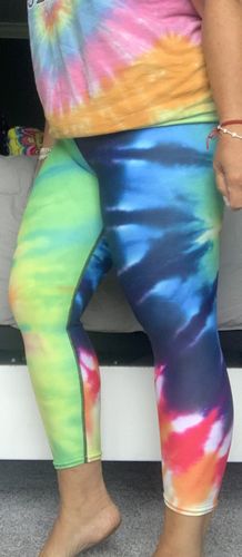Customer photo review of Dye Rainbow Capri