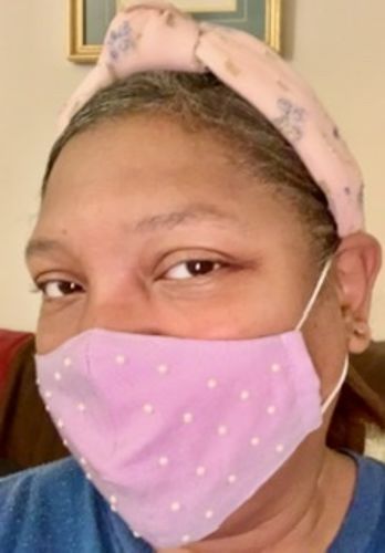 Customer photo review of *PRE-ORDER* SET OF 3 PASTEL FACE MASKS