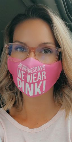 Customer photo review of PINK MASK - ADD ON ITEM ONLY - SEE BELOW