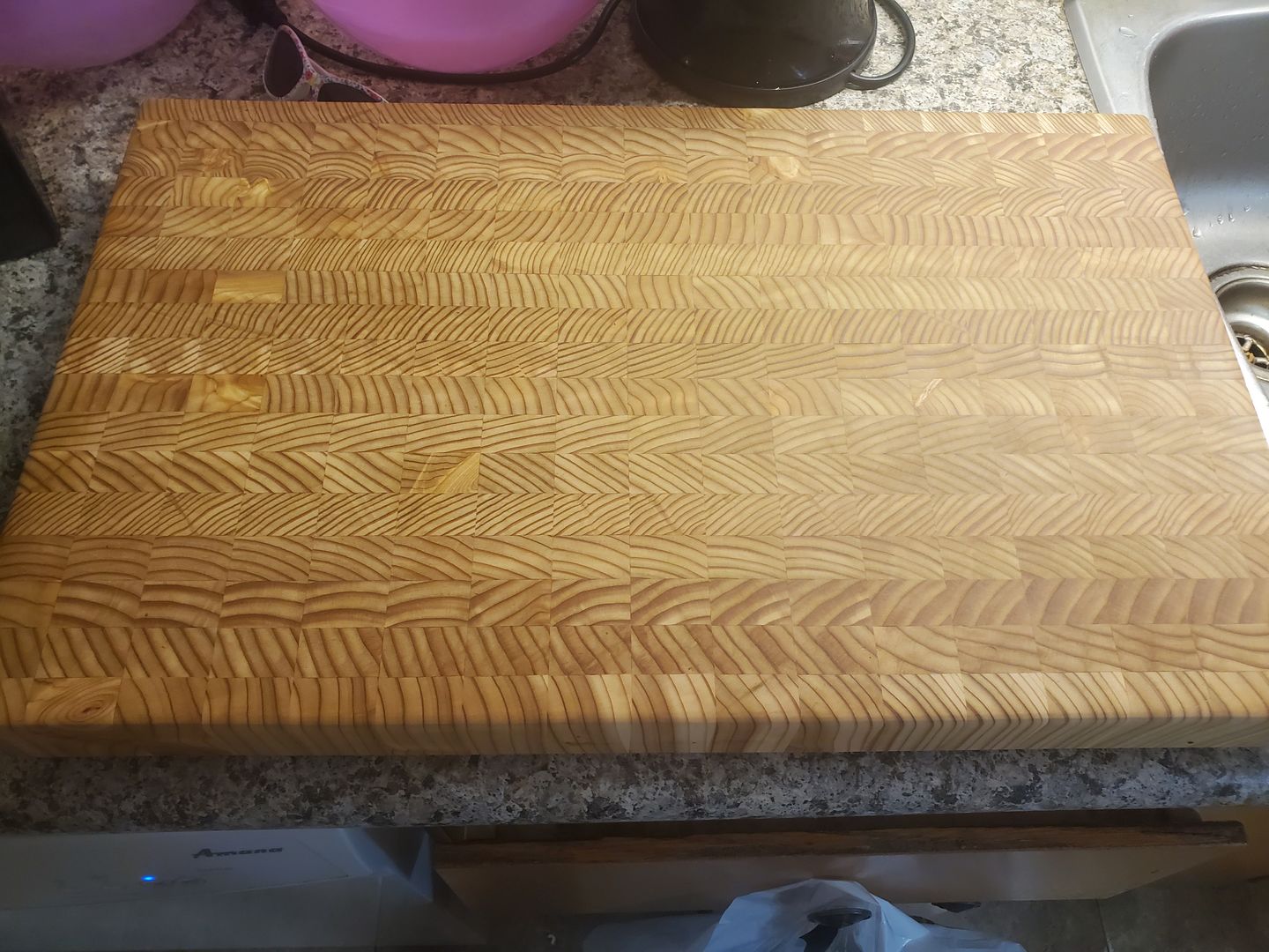 Customer photo review of Larchwood Cutting Board