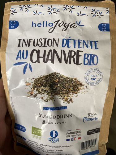 Customer photo review of Infusion Détente au chanvre Bio - 34g