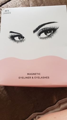 Customer photo review of Kishi Magnetic Lashes Kit - 2 pairs included