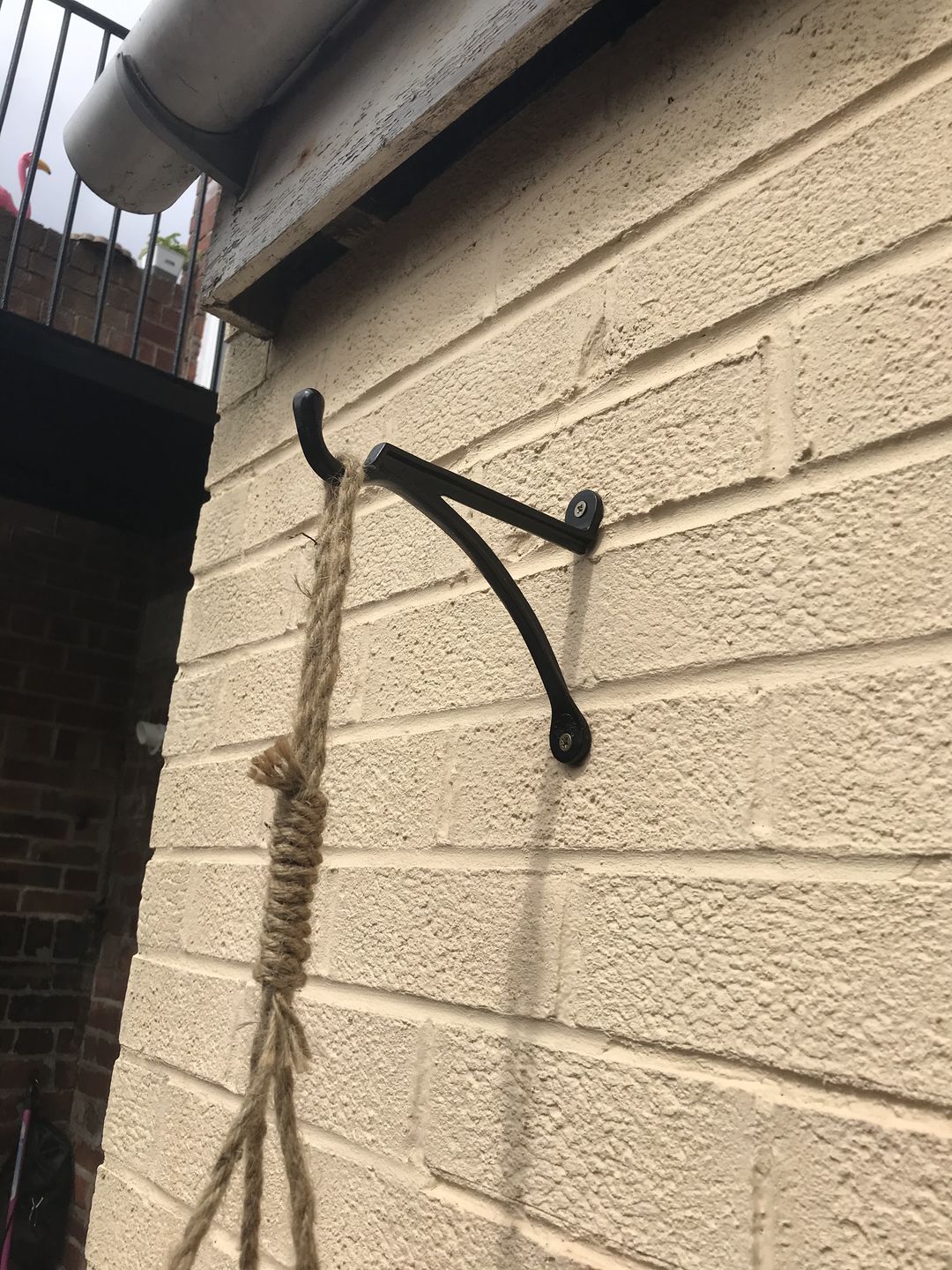 Customer photo review of Cast Iron Hanging Hook Bracket · Kirkpatrick 7 & 10 Inch ·