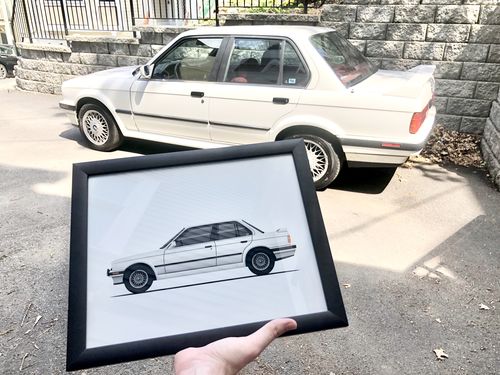 Customer photo review of Custom Car Portrait