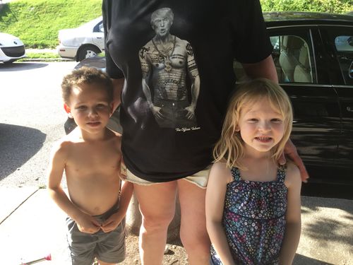 Customer photo review of The Don Tri-Blend T-Shirt (PREMIUM)