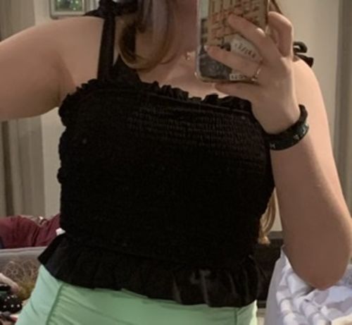 Customer photo review of Bayside Top | Black