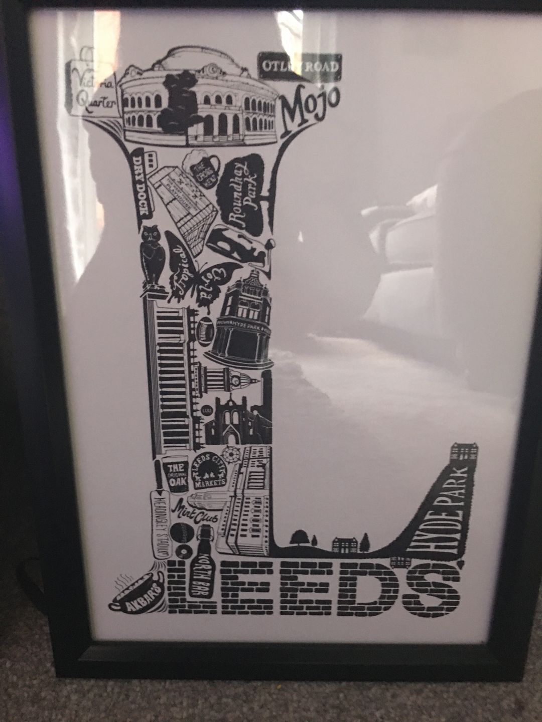 Customer photo review of Leeds Print