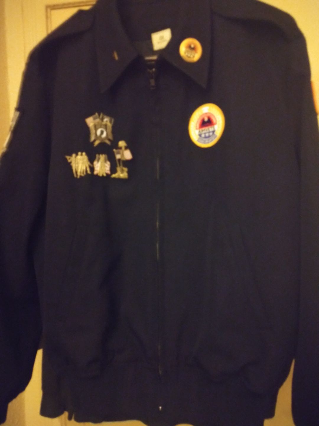 Customer photo review of K-9 Veteran Pin