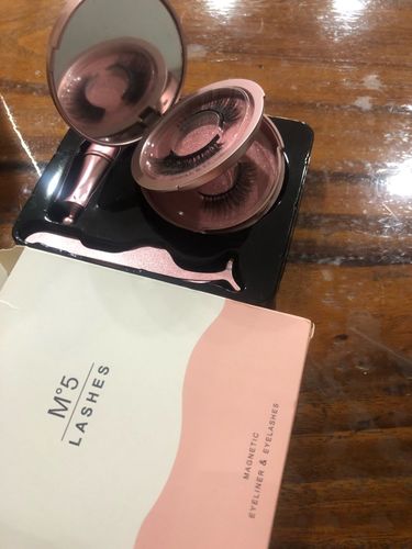 Customer photo review of Kishi Magnetic Lashes Kit - 2 pairs included