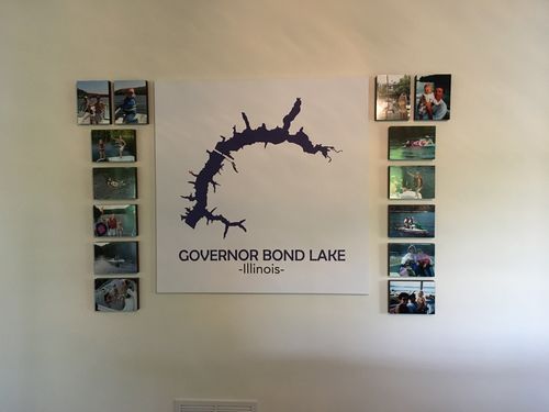 Customer photo review of Custom Lake Square Canvas