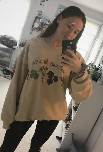 Customer photo review of Cultivate Kindness -- Sweatshirt