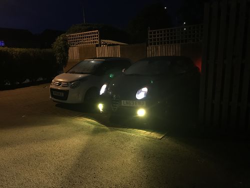 Customer photo review of Alfa Romeo Mito Fog Light Armour