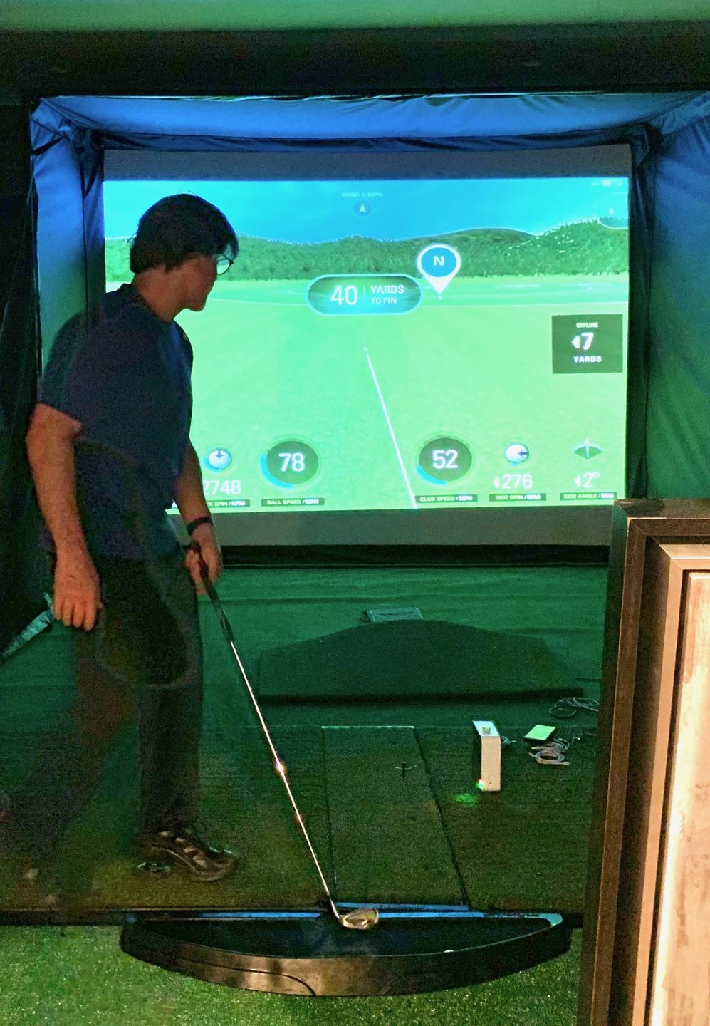 Customer photo review of Fiberbuilt Half-Moon Molded Rubber Golf Ball Tray