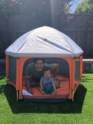 Customer photo review of Pop N' Go® Playpen