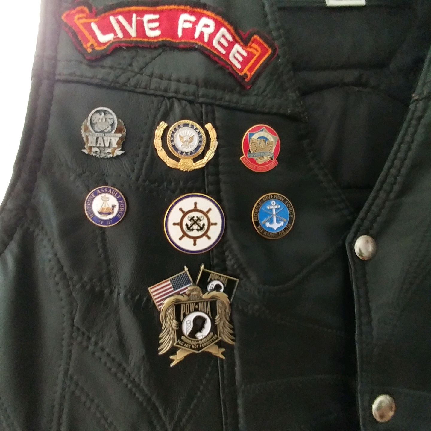 Customer photo review of POW*MIA Memorial Pin