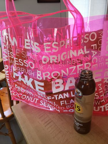 Customer photo review of Continuous Spray Sunscreen with Bronzer - SPF 15