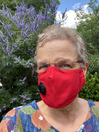 Customer photo review of ADULT REUSABLE FACE MASK WITH COMPLEMENTARY FILTER
