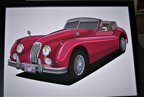 Customer photo review of Custom Car Portrait