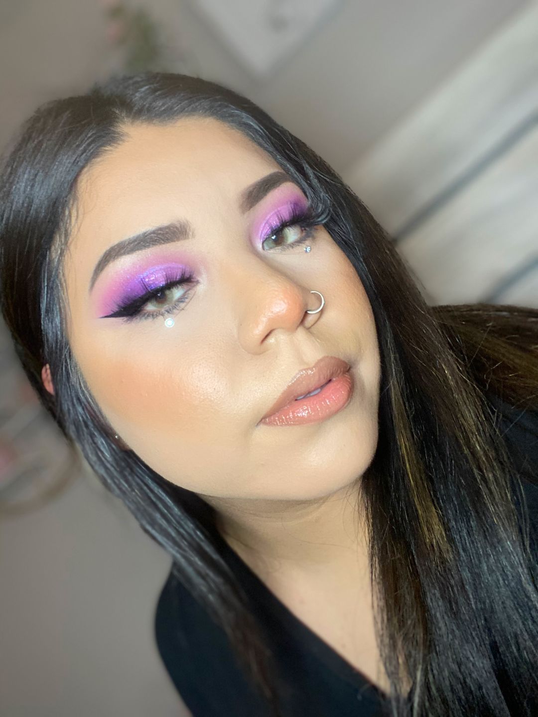 Customer photo review of Hidrocor MEL Prescription Colored Contact Lenses