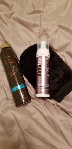 Customer photo review of MT Ultra Dark Mousse & Primer Bundle