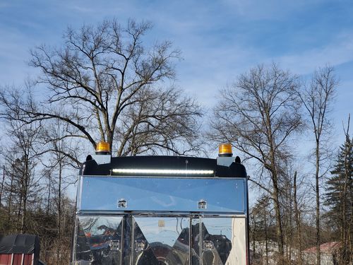 Customer photo review of Dual Color 4D Lens Strobe Straight Single Row Led Light Bar