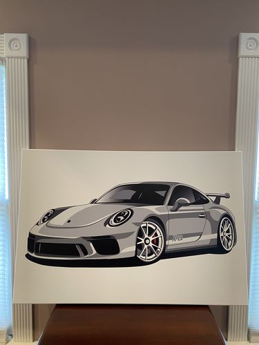 Customer photo review of Custom Car Portrait
