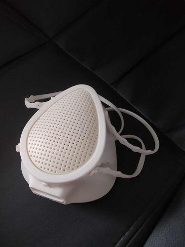 Customer photo review of Masque électrique Kn95 avec ventilateur intégré & rechargeable USB