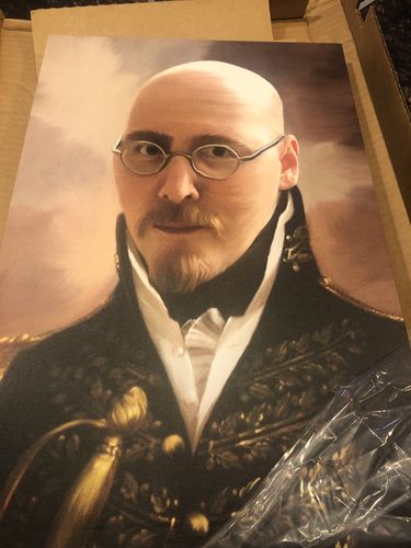 Customer photo review of The General - Custom Canvas