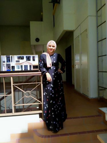 Customer photo review of Moon Modest Dress