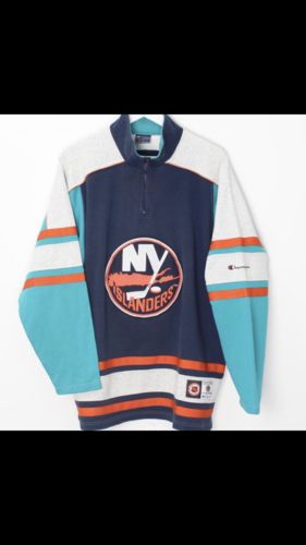 Customer photo review of champion 'new york islanders' navy 1/4 zip xl