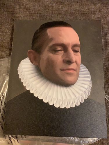 Customer photo review of The Scholar - Custom Canvas