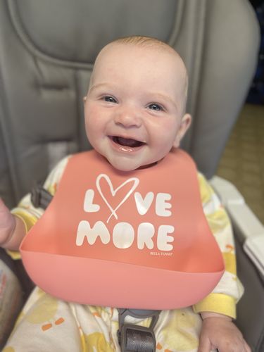 Customer photo review of Love More Wonder Bib
