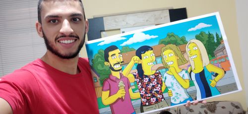 Customer photo review of RETRATO EM ARQUIVO DIGITAL FAMILIA AMARELA