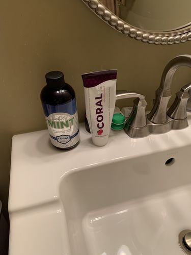 Customer photo review of Nano Silver Mouthwash