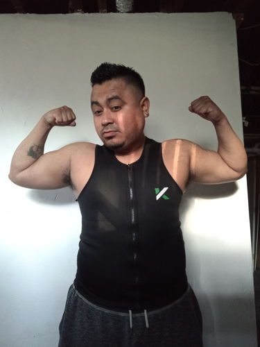 Customer photo review of Men's Zipper Neoprene Sauna Vest