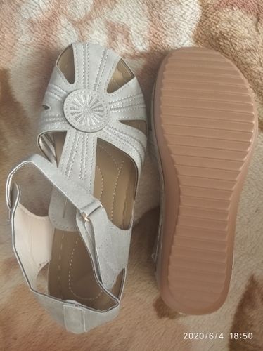 Customer photo review of Summer Womens Platform Sandals