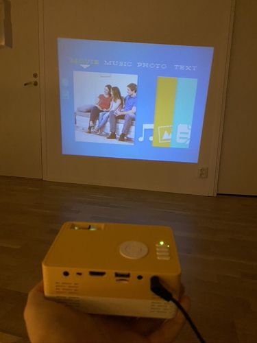 Customer photo review of BoldProjector™ - Original Portable Projector