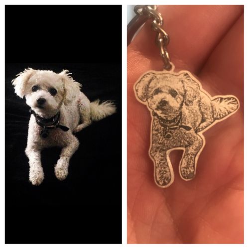 Customer photo review of Silvercut™ Keychain