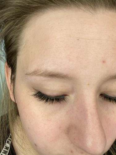 Customer photo review of Flick and Stick Adhesive Eyeliner Precision Pen - Clear