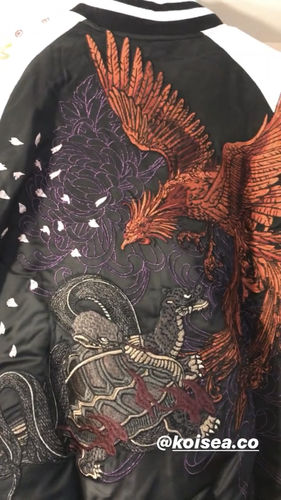 Customer photo review of Four Legendary Creatures Sukajan Souvenir Jacket