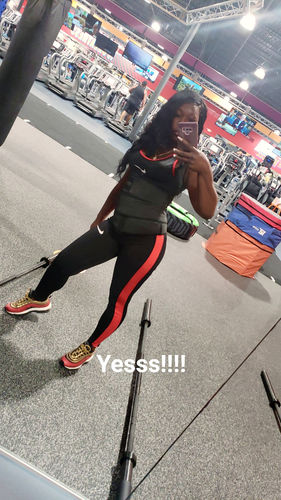 Customer photo review of LUX LATEX VEST - DOUBLE BELT