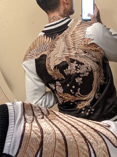 Customer photo review of Phoenix Sukajan Souvenir Jacket