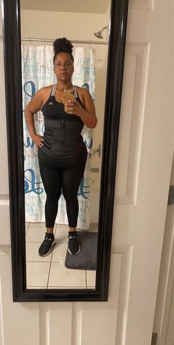 Customer photo review of LUX LATEX DOUBLE ABDOMINAL BELT