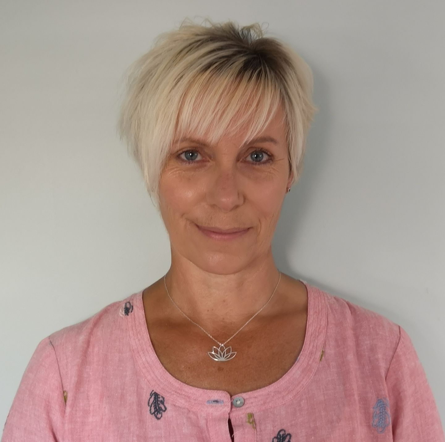 Customer photo review of Lotus Flower Silver Necklace (Symbolising new beginnings)