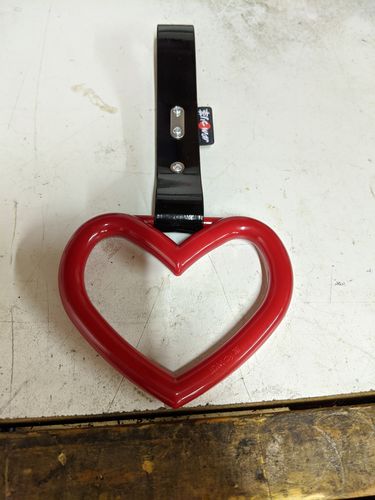 Customer photo review of HEART-SHAPPED "KURO" RED TSURIKAWA / JDM BOSOZOKU RING