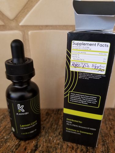 Customer photo review of Full Spectrum CBD Oil Tincture